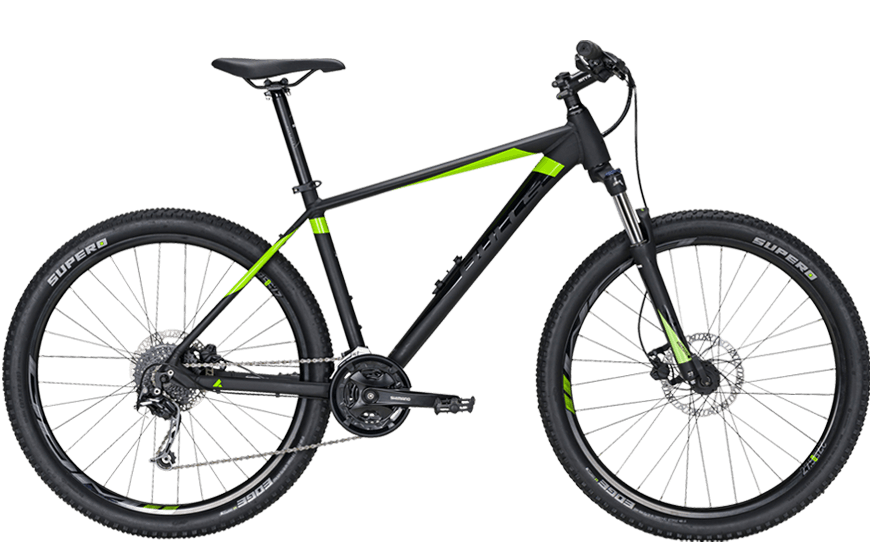 Bulls Bushtail sw Schwarz Gelbes MTB mit Federgabel und Hydraulischen Scheibenbremsen