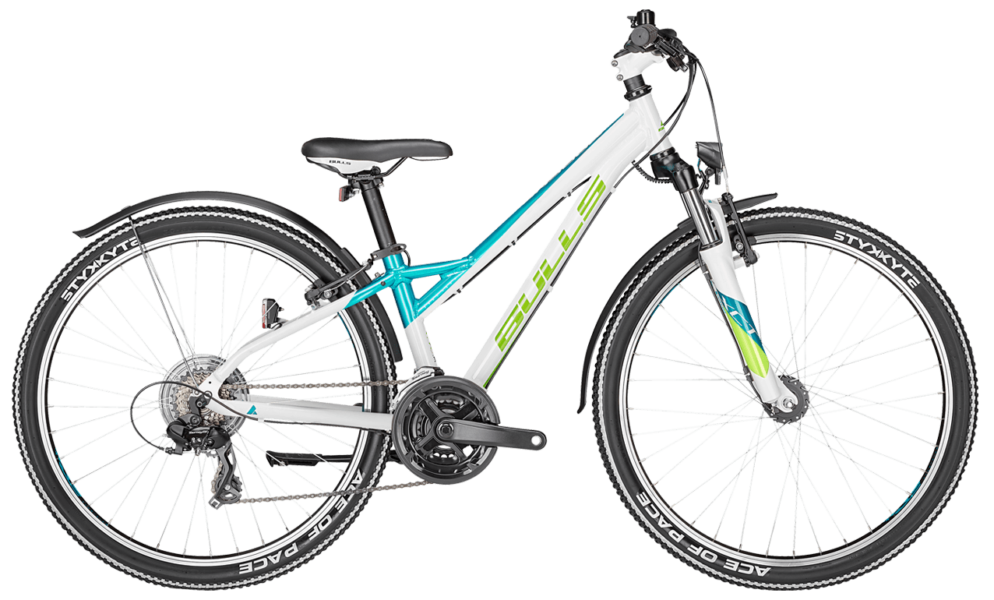 Bulls Zarena weiß 24 Bulls Kinderfahrrrad in Weiss mit Shimano Kettenschaltung und Nabendynamo