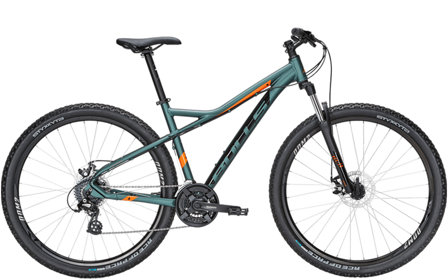 Sharptail 1 Disc Matt Grünes MTB mit Federgabel und Hydraulischen Scheibenbremsen