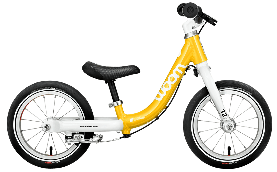 Woom 1 Sunny Yellow Woom 1 in Gelb und 12 Zoll
