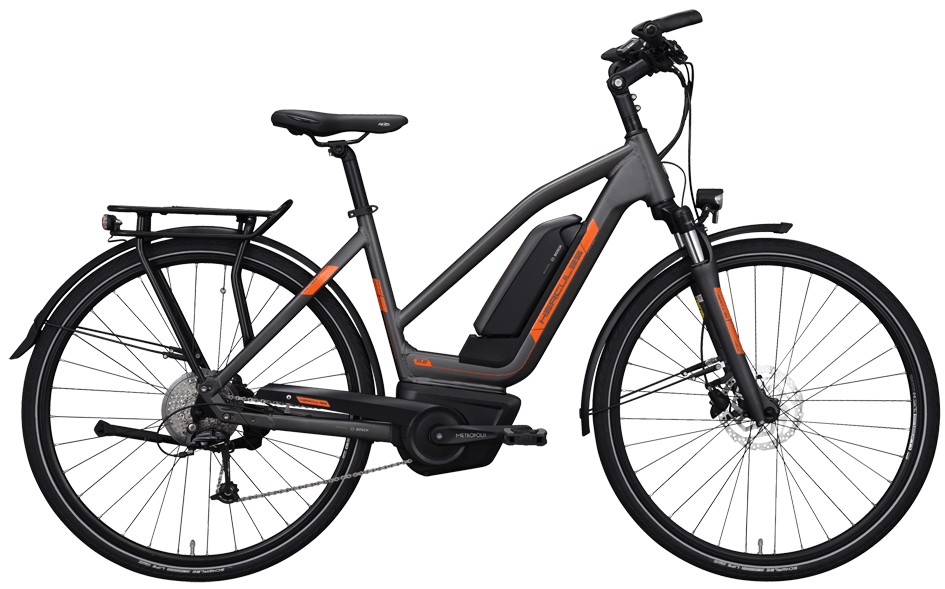 Hercules Futura Sport 8.2 Trapez Hercules mit Shimano Scheibenbremsen und Bosch Performance CX Mittelmotor