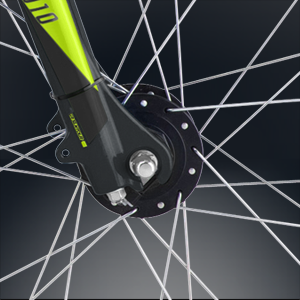 Leichtläufiger Shimano Nabendynamo