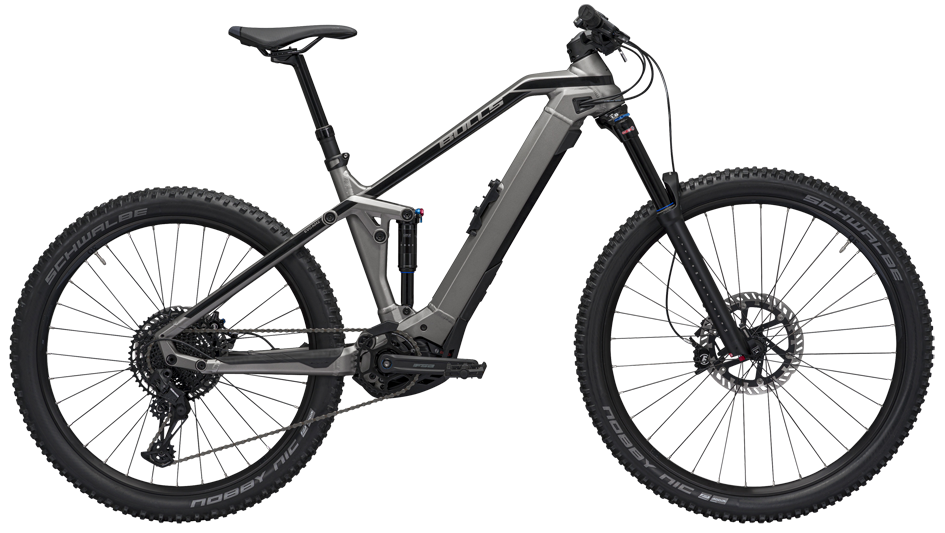 Bulls Sonic EVO AM2 Silber Bulls Sonic mit Bosch Performance CX Gen4 Mittelmotor und 12.Gang Sram Kettenschaltung