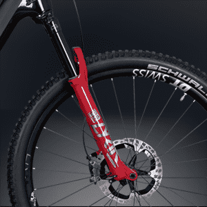 Rote Rock Shox LYrik Ultimate Gabel das beste Stück aus dem Hause Rock Shox
