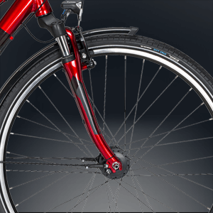 Rote SR Suntour Federgabel