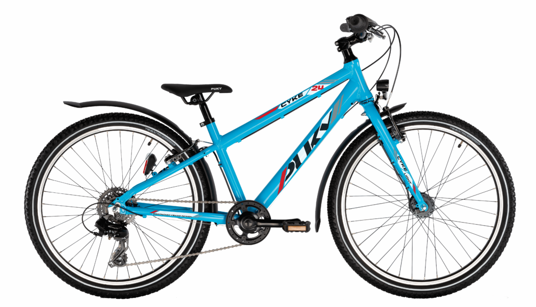Puky Cyke 24 Blau -min Hellblaues Straßenausgestattes Jugend Rad mit ganz leichten Aluminium Komponenten