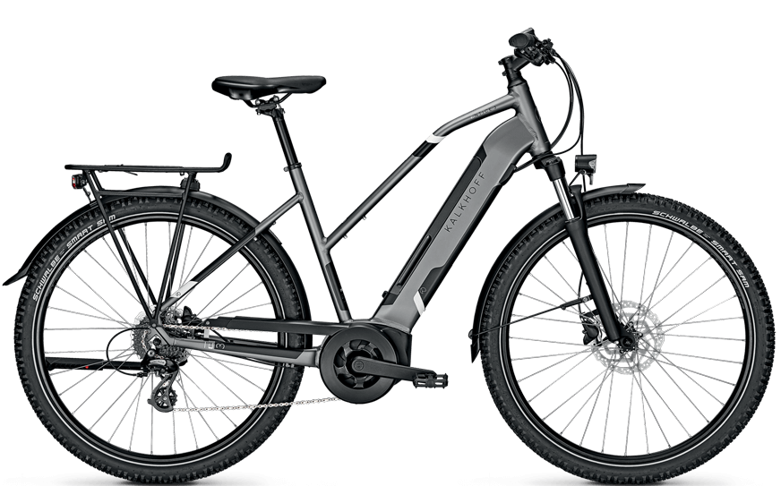 Kalkhoff Entice 3.B Move Grau Trap KH0020065 (2) Cross E-Bike mit Bosch Performance Line Motor, SR Suntour Federgabel und Shimano Kettenschaltung