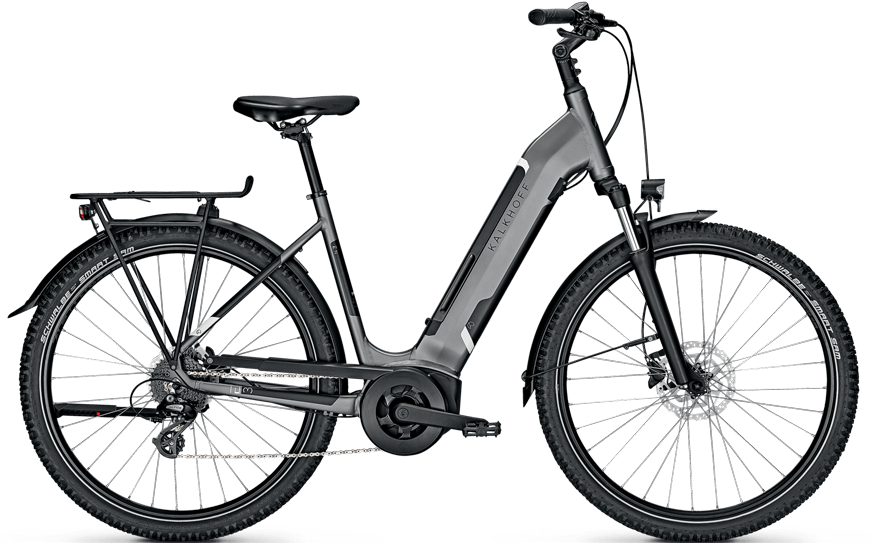 Kalkhoff Entice 3.B Move Grau Wave KH0020065 (2) Cross E-Bike mit Bosch Performance Line Motor, SR Suntour Federgabel und Shimano Kettenschaltung