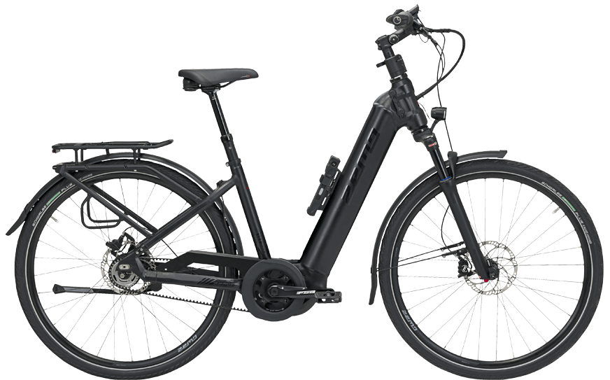 Zemo ZE5F Schwarz Wave Schwarzes Premium EBike mit Bosch CX Motor und 625 Wh