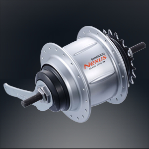 Silberne 7 Gang shimano nabenschaltung