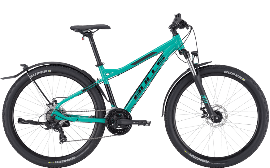 Bulls Sharptail street 2 mit Suntour Federgabel und Shimano Kettenschaltung