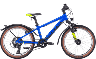 Blaues Kinder und Jugendrad mit 7 Gang Nabenschaltung