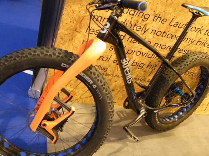 Fatbike in schwarz / Orange