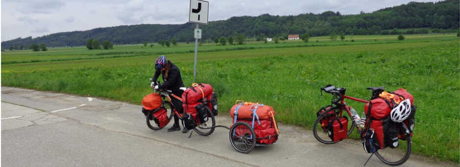 Ausrüstung an denn Beiden Fahrrädern