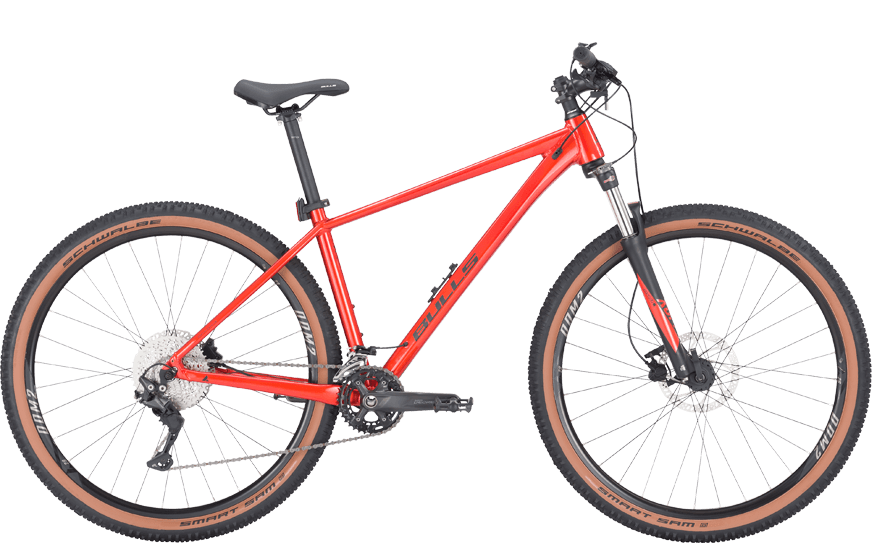Bulls Copperhead 2 27,5 504-08640 Rotes MTB mit Federgabel und Hydraulischen Scheibenbremsen