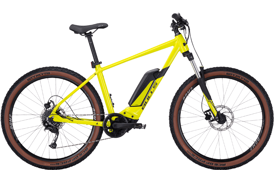 Lemon Gelbes MTB mit Starkem Bosch CX Motor und bis zu 500Wh