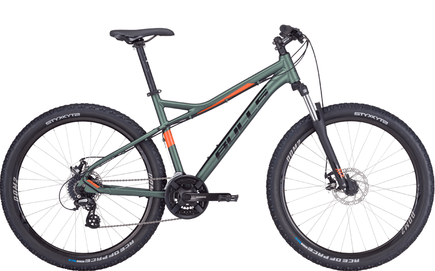 Bulls Sharptail 1 Disc He 504-06041 Dunkel Grünes Mountainbike mit 27,5 Zoll Bereifung und Scheibenbremsen