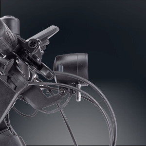 Heller LED Scheinwerfer am Display montiert