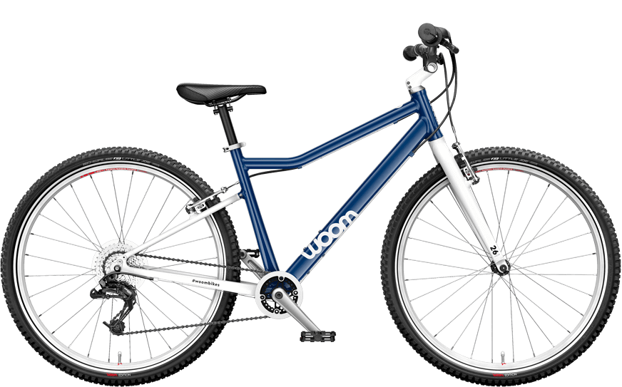 WOOM 6 Blau 2022 BLaues leichtes Kinderrad