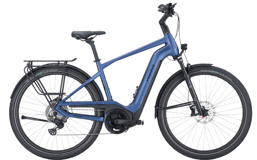 Pegasus Strong EVO 10 Lite Blau He 835-44950 Verstärktes Pedelec mit Bosch Motor mit einer Zuladung bis 180Kg