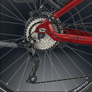 Leichtgänig und präzise ist die Shimano DEORE 10 Gang