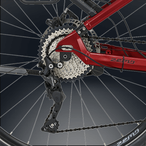 Leichtgänig und präzise ist die Shimano DEORE 10 Gang 