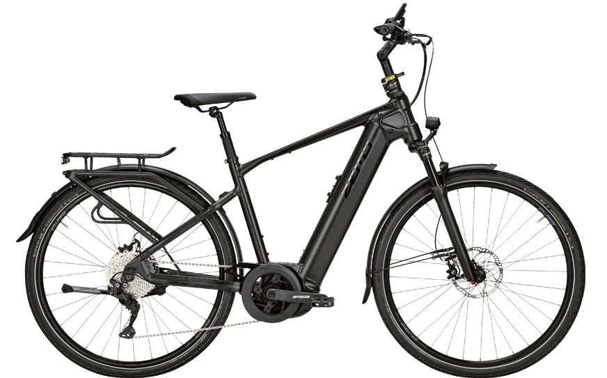 Zemo ZE 10 Schwarz He Hochwetiges Trekkingrad mit Vollausstattung und tiefeneinstieg