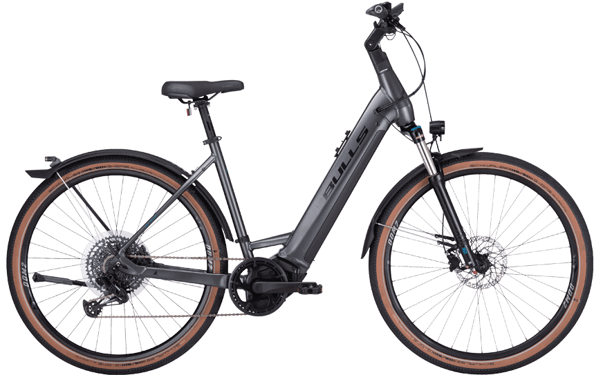 Bulls Cross Rider EVO 2 750 Grau Wave 657-45050 Bulls mit Bosch Perfromance CX Motor und 750Wh Akku