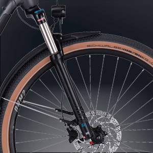 SR Suntour Federgabel mit Locklout Hebel