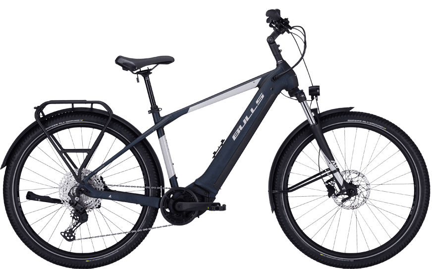 Bulls Iconic EVO 2 750 27,5 Schwarz He 657-19354 Straßentaugliches Trekking Cross Pedelec mit Federgabel und Bosch Cx Motor mit extrem großen 750Wh Akku