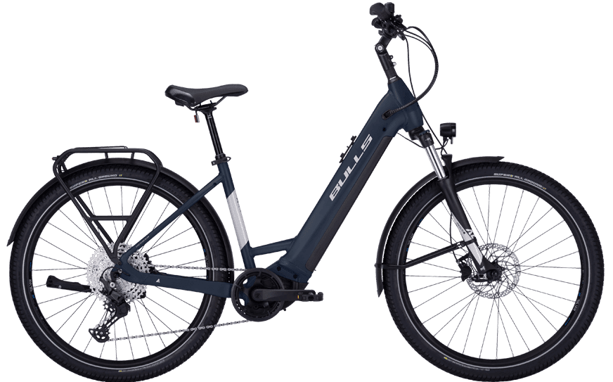 Bulls Iconic EVO 2 750 27,5 Schwarz Wave 657-19744 Straßentaugliches Trekking Cross Pedelec mit Federgabel und Bosch Cx Motor mit extrem großen 750Wh Akku
