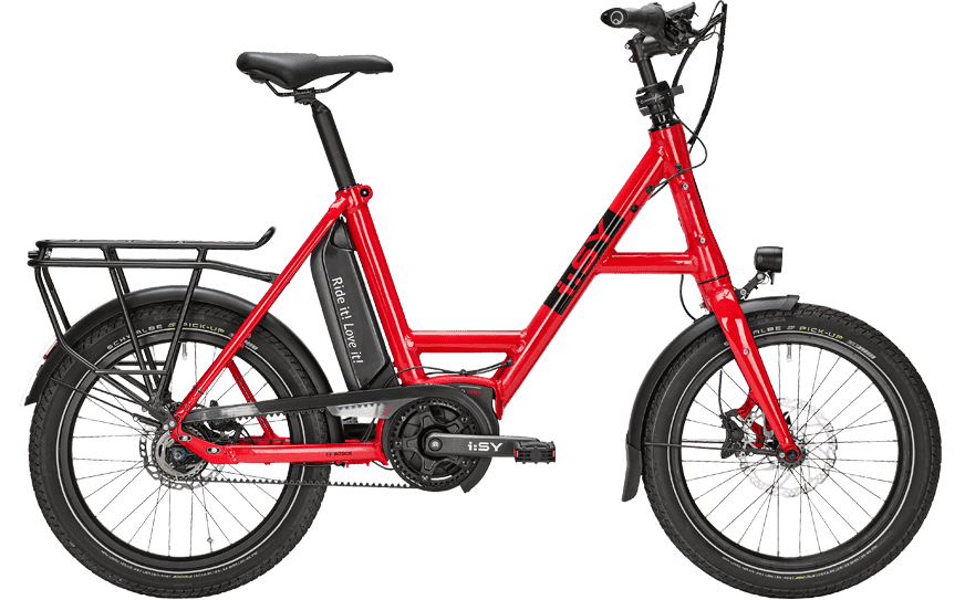 ISY E5 ZR RT Poppy Red 322000280500 Straßenausgestattes Kompaktrad mit Bosch Motor in Stylischer Roten Lackierung