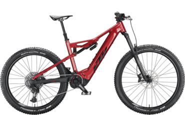 Edel Gebautes KTM Fully mit Bosch CX Motor und 750Wh Akku in schicker Roter Farbe