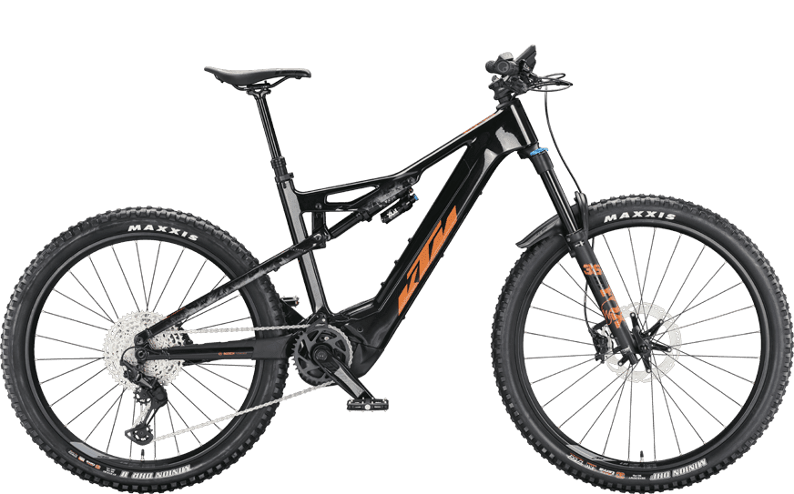 KTM Macina Kapoho Master Schwarz Orange He 022305108 Edel Gebautes KTM Fully mit Bosch CX Motor und 750Wh Akku