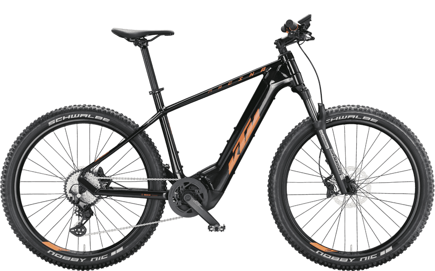 KTM Macina Team 772 Schwarz Orange He 022324108 Edel Gebautes KTM Hardtail mit SUntour Federgabel Bosch CX Motor und 750Wh Akku