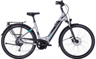 Straßenausgestattes Trekking EBike mit BOsch Performance Line CX Motor und 750Wh Akku