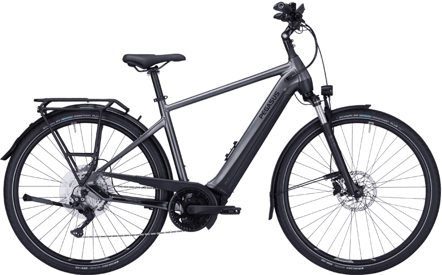 Pegasus Premio EVO 10 Lite 750 Schwarz He 647-37950 Straßenausgestattes Trekking EBike mit BOsch Performance Line CX Motor und 750Wh Akku