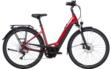 Straßenausgestattes Trekking EBike mit BOsch Performance Line CX Motor und 750Wh Akku