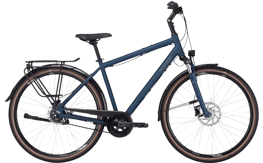 Pegasus Savona SL Disc 8 Dunkelblau He 636-17050 Dunkelblaues Cityrad mit Federgabel und Simano Nabenschaltung
