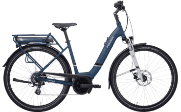 Straßenausgestattes Trekking EBike mit BOsch Active Line Plus Motor und 400Wh Akku