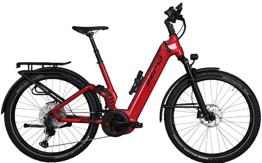 ZEMO SU-E FS12+ Wave Rot 677-026 ZEMO SU E 12 Premium EBIKE der neußten Generation
