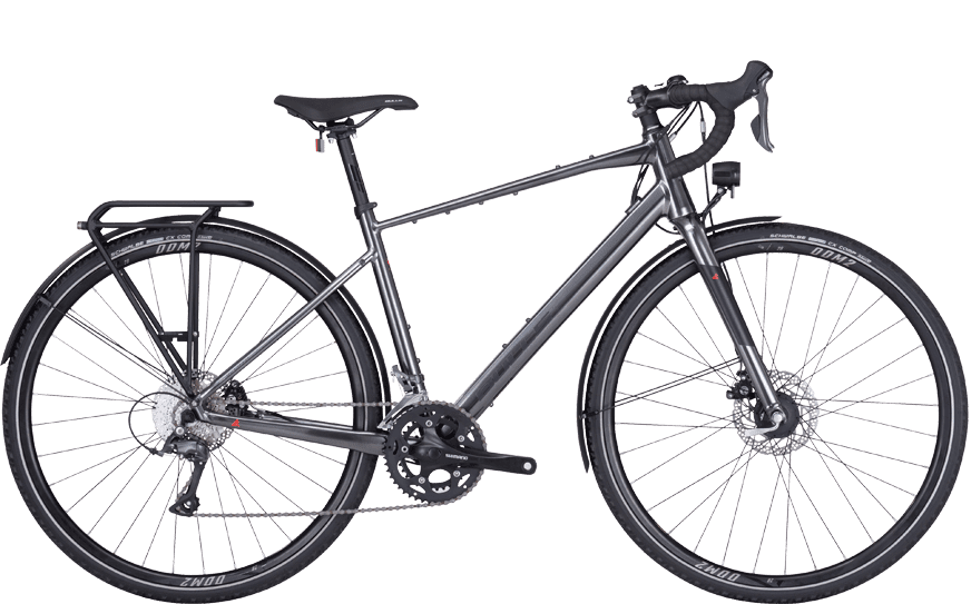 Bulls Daily Grinder 1 505-08545 Ausgesattes Gravel Bike mit Licht und Schutzblechen