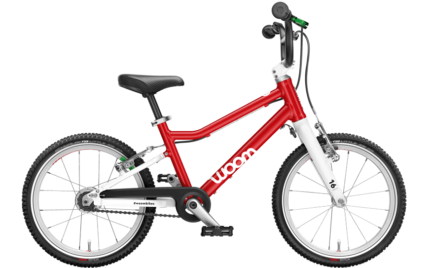 Woom 3 Rot Automatik Ultra leichtes Kinderrad mit ausgeklügelter Automatikschaltung!