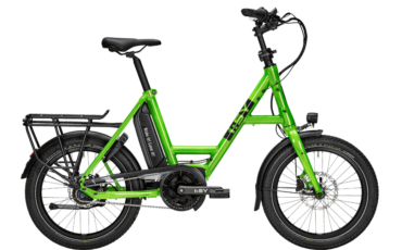 Grünes Kompaktrad mit 20 Zoll Reifen und Bosch Motor