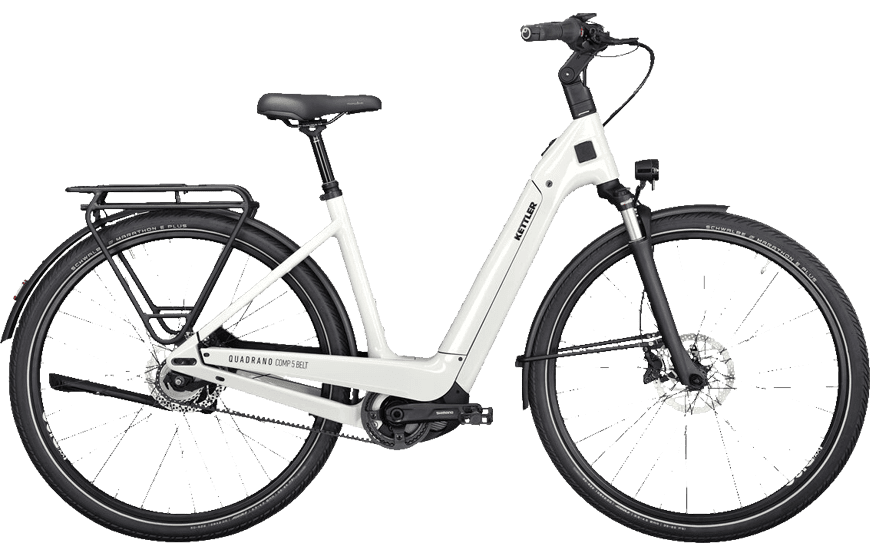 Kettler Quadrano Comp Belt 5 FL Sehr leichtes Carbon City Bike mit Bosch Motor