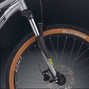 Suntour Gabel mit 100mm Federweg