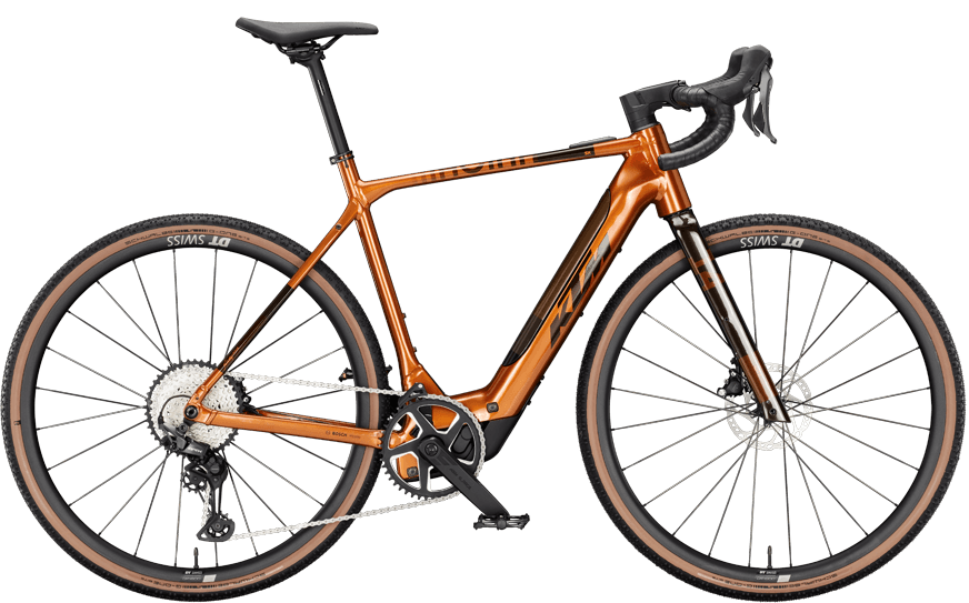 KTM Macina Gravelator SX 10 Ultraleichtes E-Gravel Rad mit neuem leichten Motor und 400Wh Akku