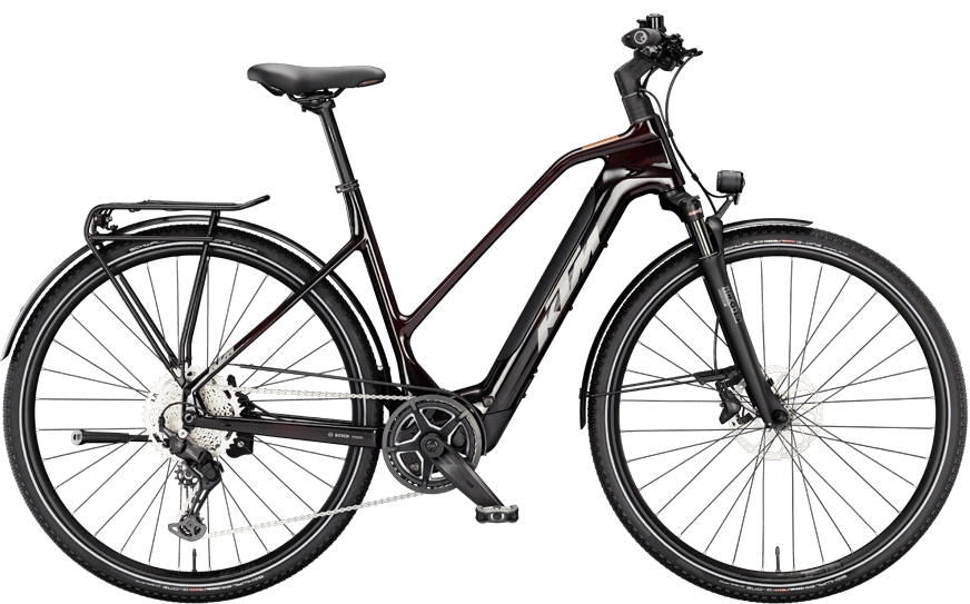 KTM Macina Sport SX Elite trap Ultraleichtes Trekking Rad mit neuem leichten Motor und 400Wh Akku