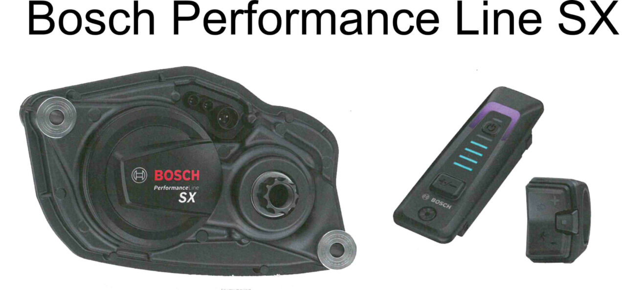 extra leichte E Bikes Bosch Perfomce Lin Sx System, das in exta leichte E-Bikes verbaut wird
