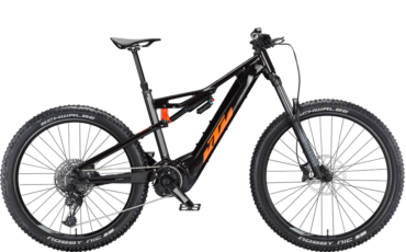 Edel Gebautes KTM Fully mit Bosch CX Motor und 750Wh Akku in schicker Schwarzer Farbe